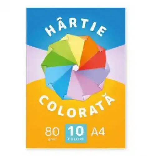 Set HIRTIE colorata 10 cul. IQ A4 (10)