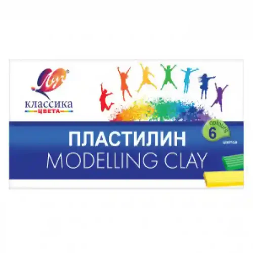 PLASTILINA 6cul. Классика ЛУЧ 120gr. (6)