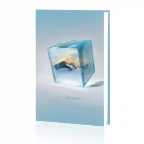 Agenda nedatata A5 128f ЕЖФ24512819 Ледяные горы Soft Touch