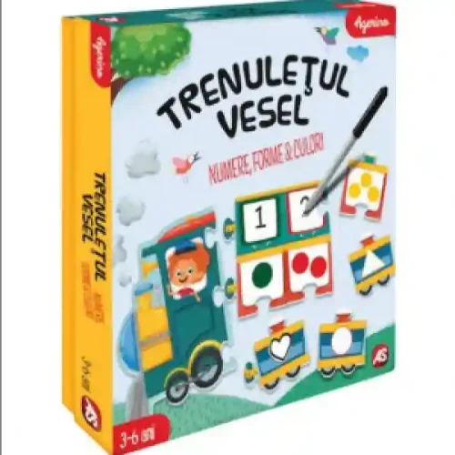 Joc Educativ Agerino Trenuletul vesel 1024-50555  (RO)