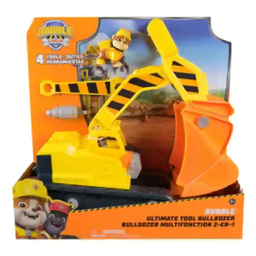 Buldozerul multifunctional cu figurina Rubble & Crew Paw Patrol 6073297