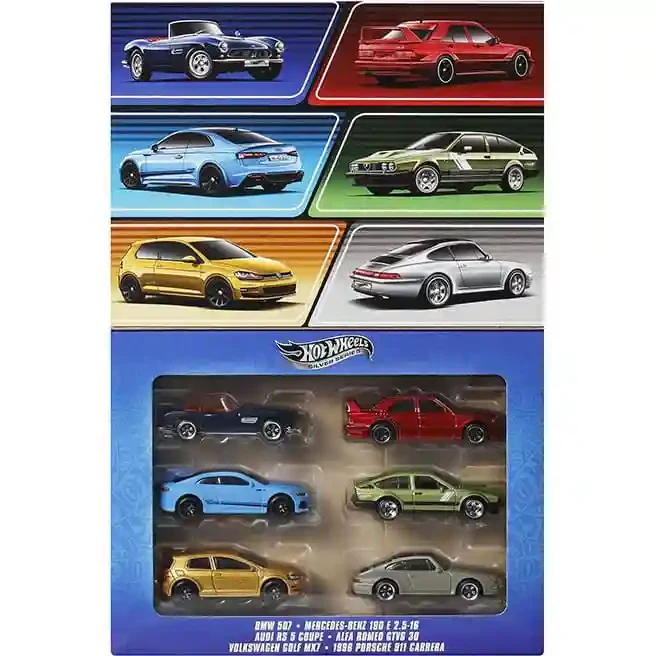JBY79 Set 6 Masini Hot Wheels Euro Style 1:64 2