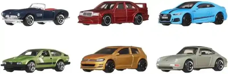 JBY79 Set 6 Masini Hot Wheels Euro Style 1:64 4