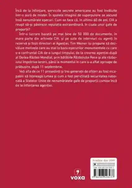 Kronika. CIA. O istorie secreta. coperta noua 2