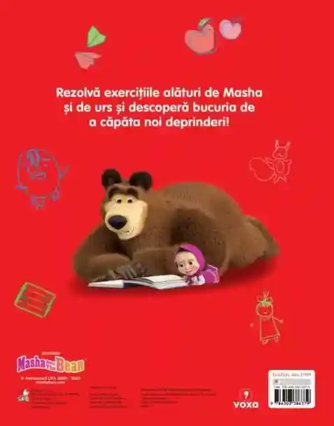 MASHA SI URSUL. ACTIVITATI CU LITERE SI CIFRE