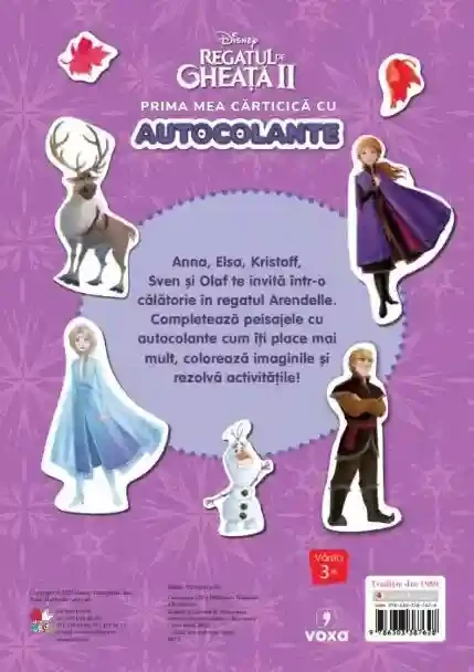 DISNEY. REGATUL DE GHEATA II. PRIMA MEA CARTICICA CU AUTOCOLANTE 2