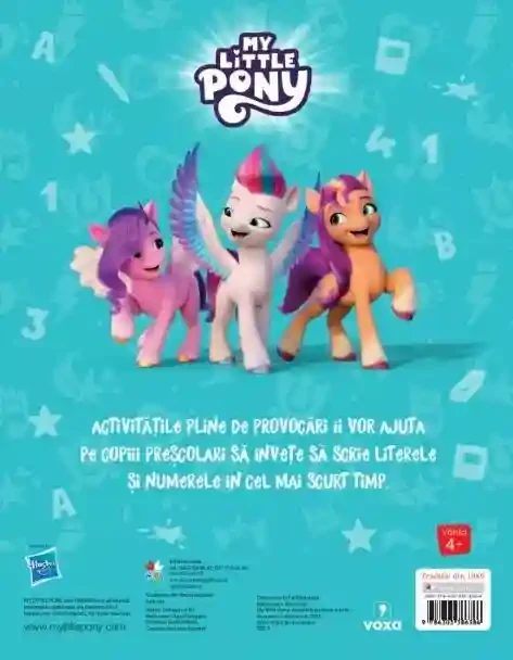 MY LITTLE PONY. ACTIVITATI CU LITERE SI CIFRE 2