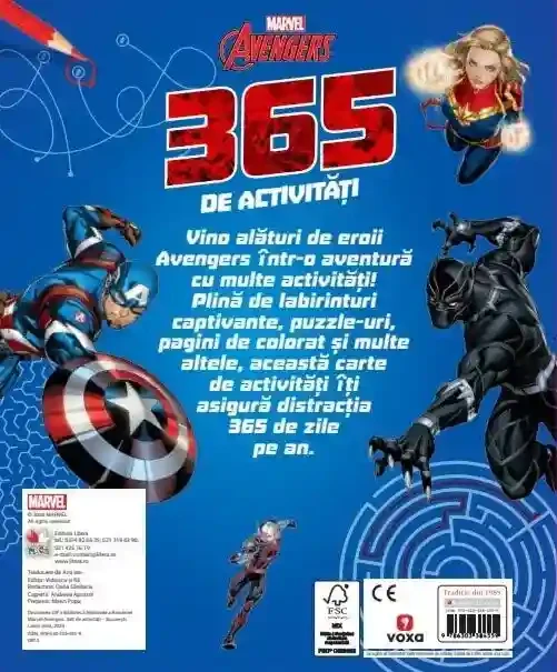 DISNEY MARVEL. 365 DE ACTIVITATI 2