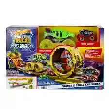 HXT05 HW Set de joc Provocarea cursei Monster Trucks Power Smasher