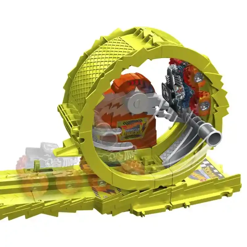 HXT05 HW Set de joc Provocarea cursei Monster Trucks Power Smasher 2