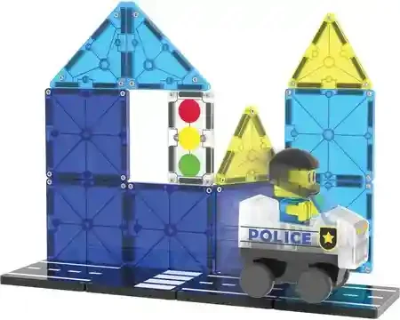 Constructor magnetic MT Police Patrol Set 20 pcs 252020MT 3
