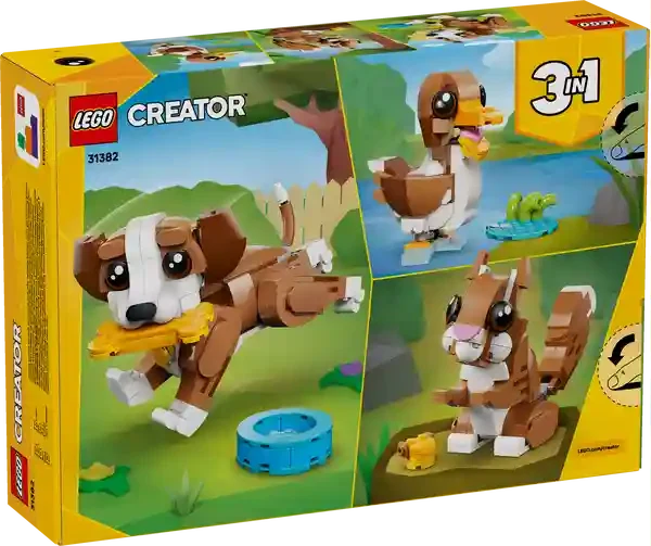 Lego 31382 CUTE ANIMALS: PLAYFUL PUPPY DOG 2