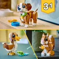 Lego 31382 CUTE ANIMALS: PLAYFUL PUPPY DOG 4