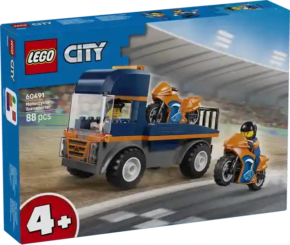 Lego 60491 MOTORCYCLE TRANSPORTER 2