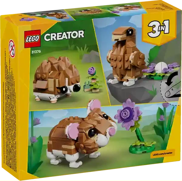 Lego 31376 CUTE HAMSTER WITH A FLOWER 3