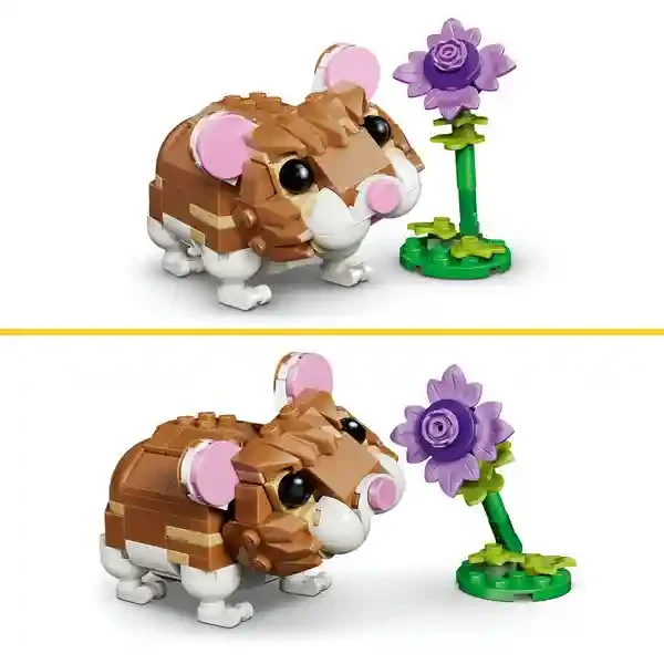 Lego 31376 CUTE HAMSTER WITH A FLOWER 5