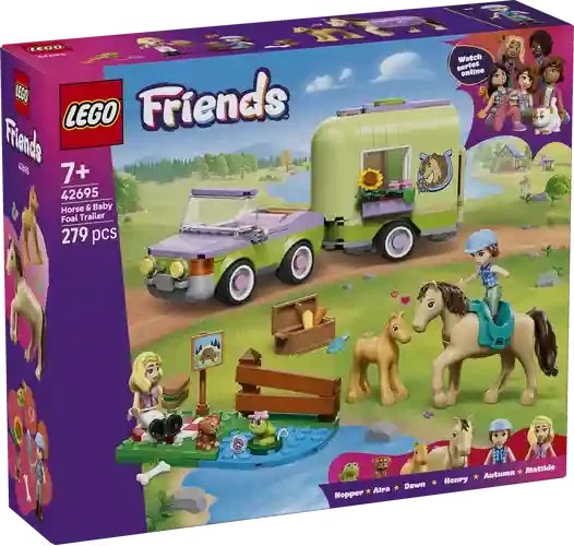 Lego 42695 HORSE & BABY FOAL TRAILER 2