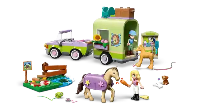 Lego 42695 HORSE & BABY FOAL TRAILER 4