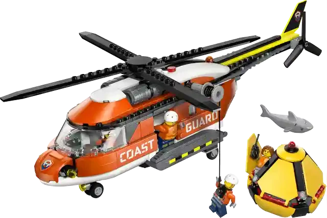 Lego 60503 COAST GUARD HELICOPTER 10