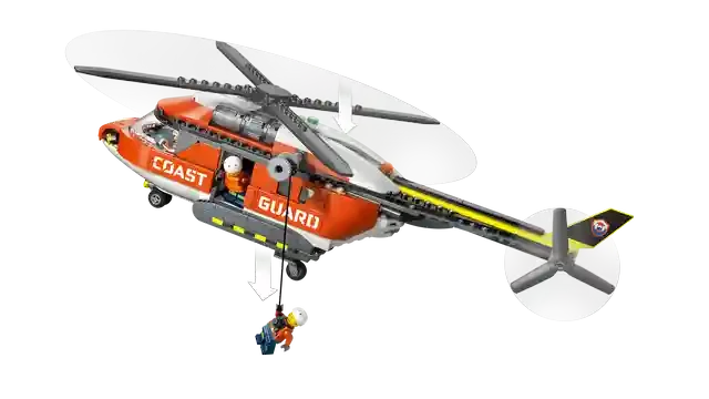 Lego 60503 COAST GUARD HELICOPTER 5