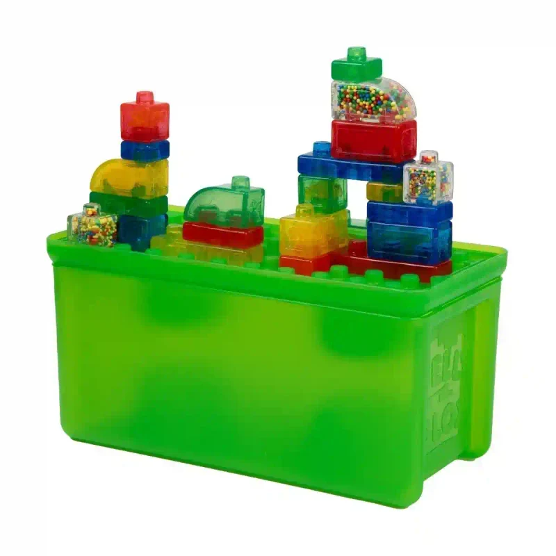 Jelly Blox - Construieste si joaca-te, cutie depozitare, 30 piese 931693 2