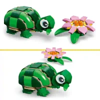 Lego 31377 TURTLE WITH A WATER LILY FLOWER 6