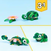 Lego 31377 TURTLE WITH A WATER LILY FLOWER 4
