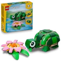 Lego 31377 TURTLE WITH A WATER LILY FLOWER 8