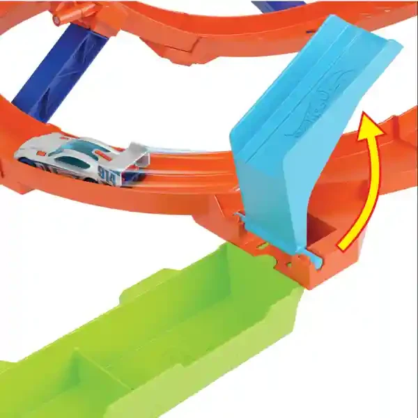 HTK16 Hot Wheels Set de joc “Ciclon cu circuite” cu mecanism de lansare 3