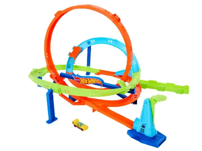 HTK16 Hot Wheels Set de joc “Ciclon cu circuite” cu mecanism de lansare 2
