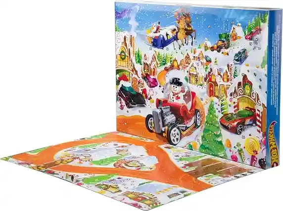 JCB47 Calendarul Advent Hot Wheels 2025, scara 1:64 2