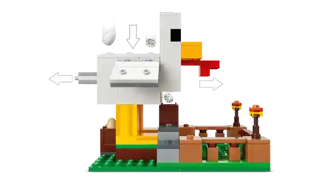 Lego 21585 CHICKEN FARM 4