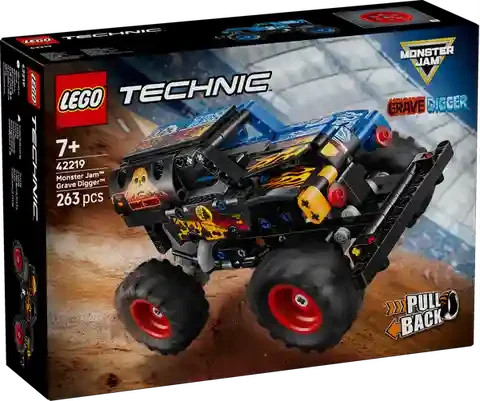 Lego 42219 MONSTER JAM™ GRAVE DIGGER™ FIRE AND ICE