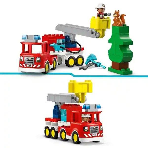 Lego 10473 Fire Truck whith hose and Fir 4