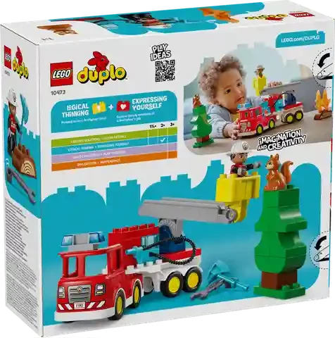 Lego 10473 Fire Truck whith hose and Fir 2
