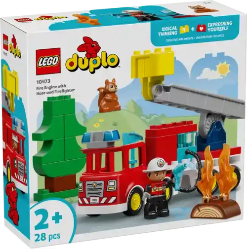Lego 10473 Fire Truck whith hose and Fir