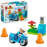 Lego 10471 Blue Police Motorcycle 6