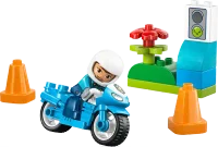Lego 10471 Blue Police Motorcycle 5