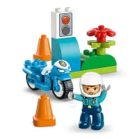 Lego 10471 Blue Police Motorcycle 3