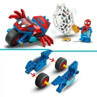 Lego 11206 Spidey on his Motorcycle vs Rhino 6