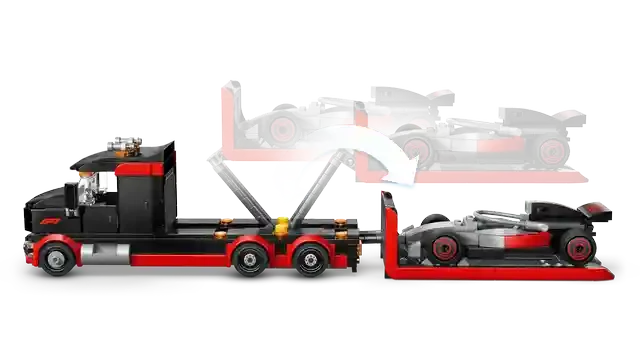 Lego 60493 Camion de prezentare F1® cu masina de curse Audi F1® 4