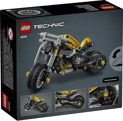 Lego 42225 Motocicleta galbena 2