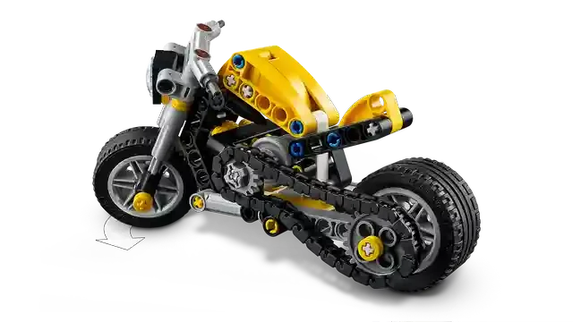 Lego 42225 Motocicleta galbena 5