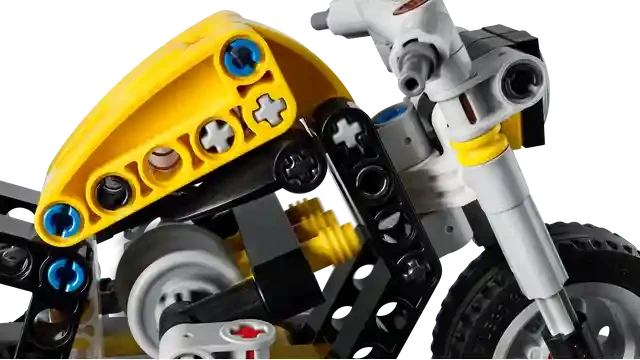 Lego 42225 Motocicleta galbena 4