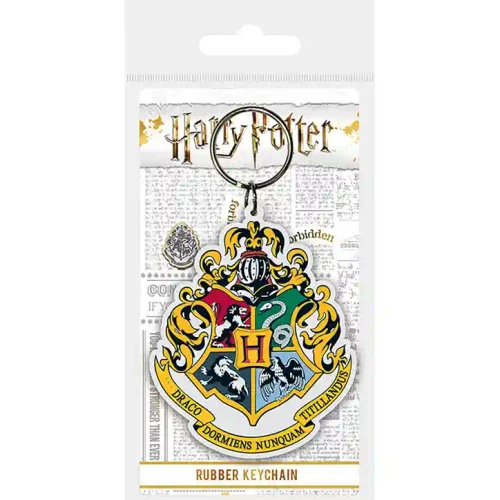 Breloc PVC Pyramid RK38453C Harry Potter (colourful crest Hogwarts)