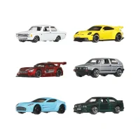JLB25 Set 6x Hot Wheels Silver Series 1:64