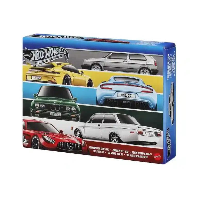 JLB25 Set 6x Hot Wheels Silver Series 1:64 8