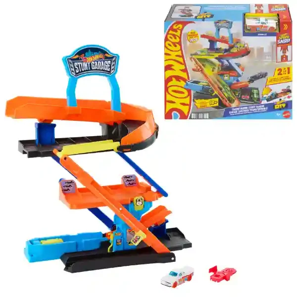 JHL94 Set Hot Wheels Garaj transformabil cu pista 2