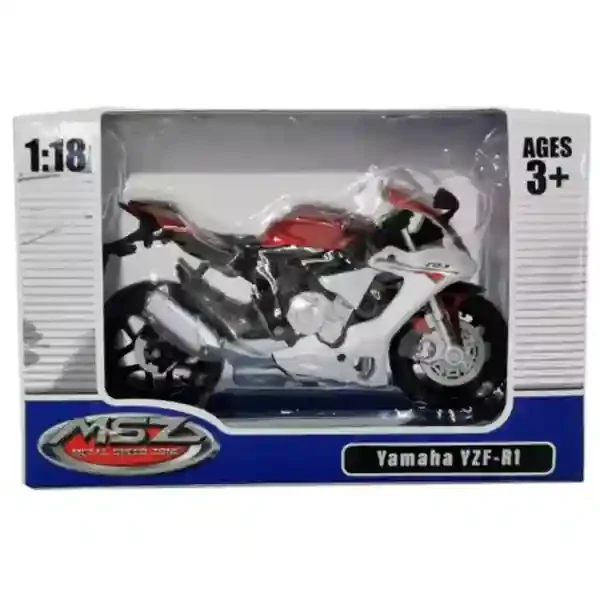 Masina metalica MSZ Die-cast model YAMAHA YZF-R1, 1:18, ast 67705 3