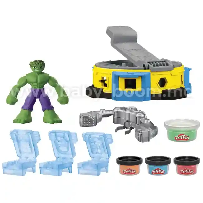 Set de joaca Play-Doh HAS PD Hulk Smash and Squish F9826 3